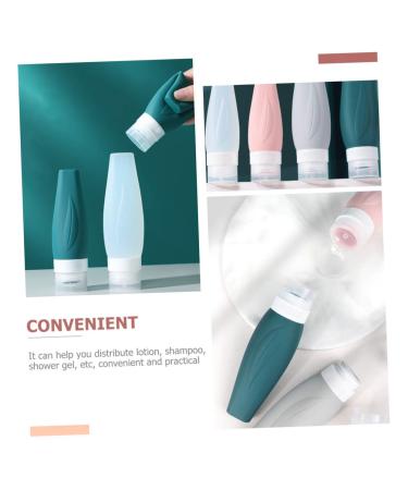 1 Set Silicone Travel Bottles - Reusable Squeeze Bottles for Cosmetics - Perfect Travel Supplies for Women - Buy Online on SooperMarket.com
