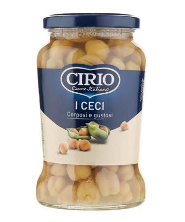 Cirio Chickpeas (Ceci Vaso Vetro) 370g - Pack of 3