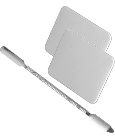 3 Sets Stainless Steel Makeup Mixing Palettes - Professional Cosmetic Mixing Tools for Artists - Buy Online on SooperMarket.com