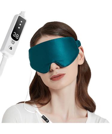Heated Eye Mask USB Electric Eye Heating Pad with Temperature & Timer Control Warm Eye Compression Heating pad for Sleep Warm Therapeutic Treatment for Dry Eye/Dark Circles/MGD/Puffy Eyes