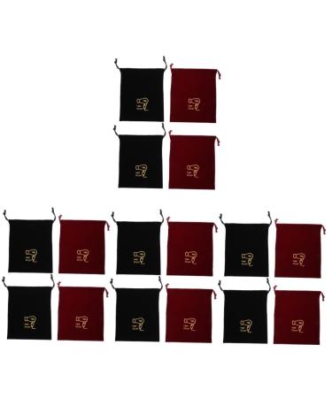 NOLITOY 16 Pcs Storage Bag Drawstring Bags Hair Blower Bag Bag Storage Organizer Hair Dryer Bag Fabric