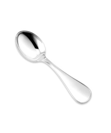 Sterling Silver Baby Spoon Fork Wide Keepsake Engraveable Plain