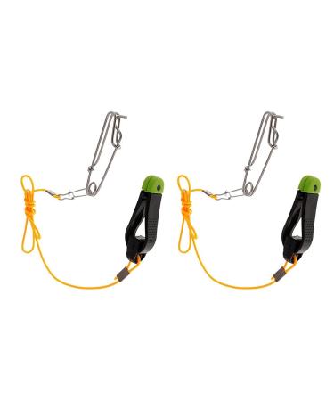 OUHUAN 2pcs Plus Line Release 17 Downrigger Release Stacker Fishing Leader with Longline Clips Snap