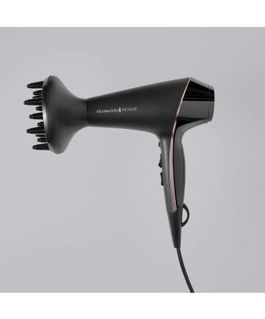 Remington Proluxe Ionic Hair Dryer 2400W Midnight Edition - Intelligent OPTIHeat Control with Styling Shot - Buy Online on SooperMarket.com