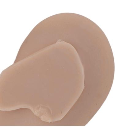 Silicone Ear Model Reusable Practice Experience Artificial Ear Model Easy to Wear for Ear Piercing (Dark Skin Color) - Buy Online on SooperMarket.com