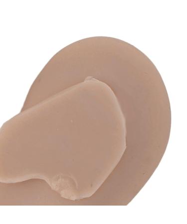 Artificial Ear Model Flexible Reusable Simulation Silicone Ear Model Convenient for Ear Piercing Exercise for Earrings Display(Deep Skin Color) - Buy Online on SooperMarket.com