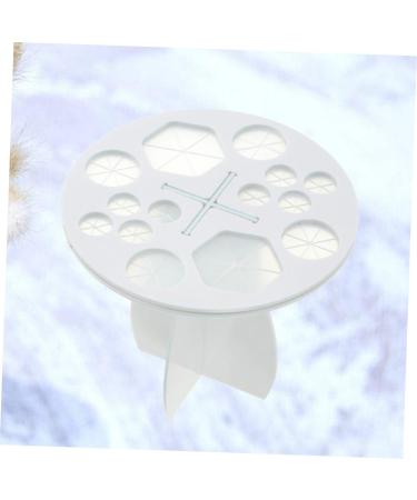 Angoily Brush Drying Holder | Makeup Organizer & Storage Rack | White Cosmetic Brush Dryer for Optimal Drying - Buy Online on SooperMarket.com