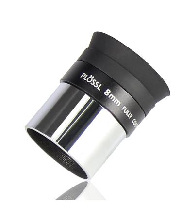 CelticBird 1.25inch Fully MultiCoated Plossl Telescope Eyepiece 8mm 4-Element Plossl Design Telescope Accessory Astronomy Gifts Threaded for Standard 1.25inch Astronomy Filters PL8mm