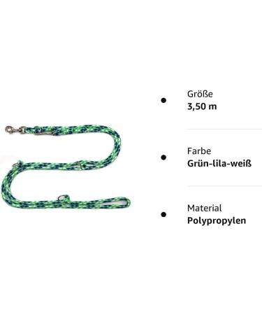 Dogeline Double Leash for Medium Dogs - 39 Colors 3.5m Practice Line (Up to 45kg) - Stable & Durable - Buy Online on SooperMarket.com