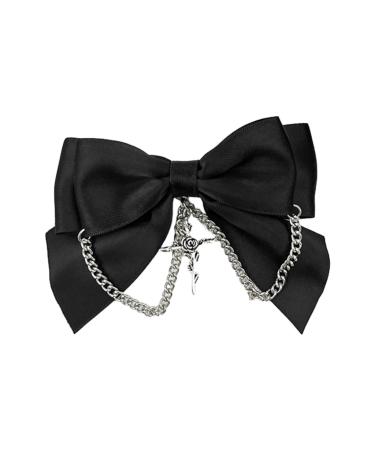 JSGHGDF Hair Clip Elegant Large Side Clip Style knot French