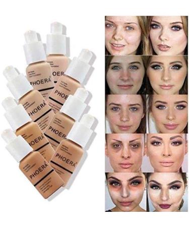 Aquapurity Phoera Full Coverage Foundation 107 Honey 30ml - Oil Control Concealer, Soft Matte Finish, Long Lasting Formula - Flawless Cream Smoothness - Buy Online on SooperMarket.com