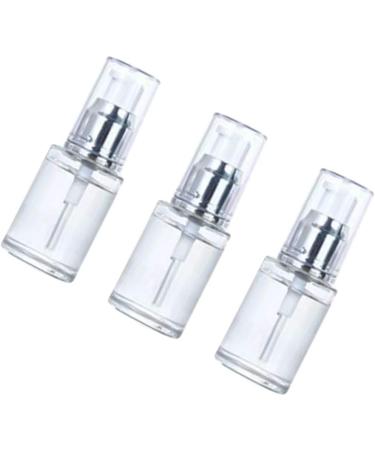 Hemoton 3 Pack Mini Glass Pump Bottles - Refillable Perfume & Essential Oil Dispensers (30ml Silver) | Perfect for Travel & Home | International Shipping Available - Buy Online on SooperMarket.com