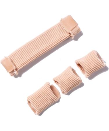 Healifty 6 Pcs Toe Cover Men's Gel Silicone Sleeves - Anti-Friction Toe Tubes & Finger Sleeves, Beige, Reusable & Cuttable - Buy Online on SooperMarket.com