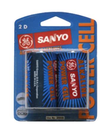 Sanyo Batteries SEC-AC2D Alkaline Battery Retail Pack