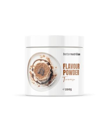Taste powder |Vegan |calorie -reduced aroma |Flavor powder |Premium Flavor Powder |calorie -reduced aroma |Flavor Powder Zero 200g |Better Nutrition (Tiramisu)