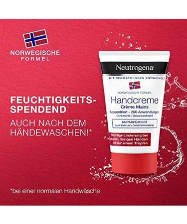 Neutrogena Norwegian Formula Hand Cream - Unscented 6x50ml | Best for Very Dry Hands - International Shipping Available - Buy Online on SooperMarket.com