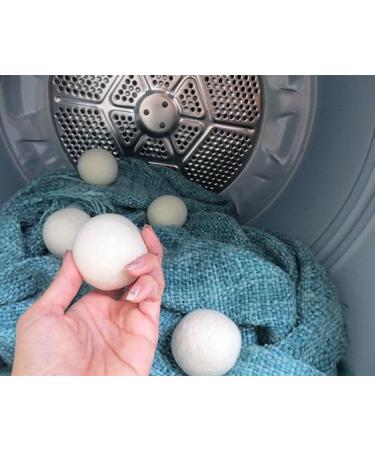 Buy Eco-Friendly Wool Dryer Balls - Natural Fabric Softener for All Laundry - Buy Online on SooperMarket.com