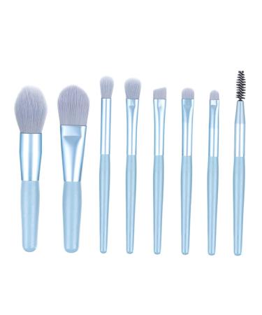 Mikinona 8pcs Powder Brush Facial Kit Makeup Kit for Women Cosmetic Eye Cosmetic Face Eyeshadow Makeup
