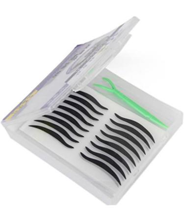 PLAFOPE 240 Pairs Double Eyelid Tape Smoky Eyeliner Stickers Reusable Sticker Eyeliner Adesivo Crease Black - Buy Online on SooperMarket.com