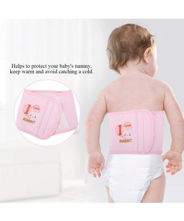 Haosie Baby Belly Button Band - Cotton Umbilical Hernia Belt for Toddlers - Pink (22 X 6.3 in) - Buy Online on SooperMarket.com