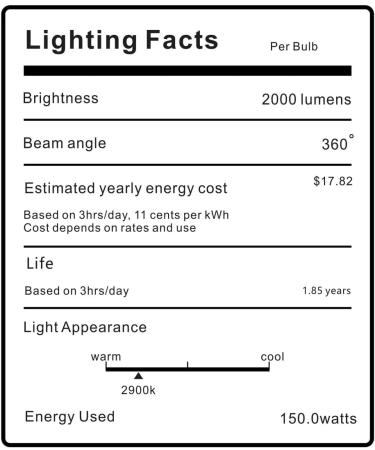 SKYEVER JDD Halogen Lamp Bulb AC 110V-130V E26 150 Watts for Photography Lighting  Modeling Light  Strobe Light and Flash Lamp  Warm White 2900K (4 Pack) - Buy Online on SooperMarket.com