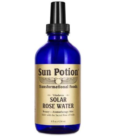Solar Rose Water | Hydrating Natural Rose Petal Deodorant Body Spray Aromatherapy | 236mL