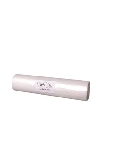 Melloa refill film for diaper pail compatible with Tommy Tipee: Sangenic Tec Simplee Twist & Click for refill cassettes (white 100m) 100 pieces (1 -pack) without paper tube