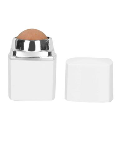 Mini Portable Facial Roller Volcanic Stone Oil Absorbing Ball for Skincare Reusable Facial Skin Care Tools for Exquisite Makeup Easy Cleaning Makeup Beauty Accessories for Female Girls(White)