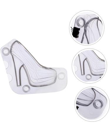 PRETYZOOM Chocolate Mold Shoe Fondant Mold 3D Shoes Cake Mold for Chocolate 3D High Heel Meaningful Gift Sugarcraft Mold Soap Making Decor Reusable Mold Muffin Cartoon Plastic Miss - Buy Online on SooperMarket.com