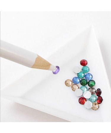 20 Piece White Wax Pen Rhinestone Picker for Nail Art & Manicure - Gem & Bead Picking Tool - Buy Online on SooperMarket.com