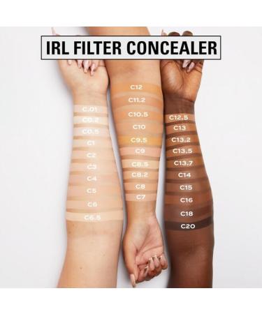 Makeup Revolution IRL Filter Finish Soft Matte Concealer C6.5 - 6g Pack | Medium to Full Coverage for Light to Medium Skin Tones - Buy Online on SooperMarket.com