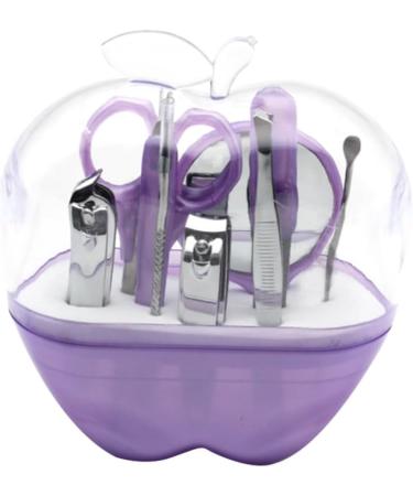 FOMIYES Nail Trimmer Nail Painting Kit Nail Manicure Kit Beauty Kit Nail Art Kit 8 in 1 Nail File Nail Clipper Kit Toe 9 in 1 Nail File Nail Clippers Set Major Beauty Tools Purple medium Purple - Buy Online on SooperMarket.com