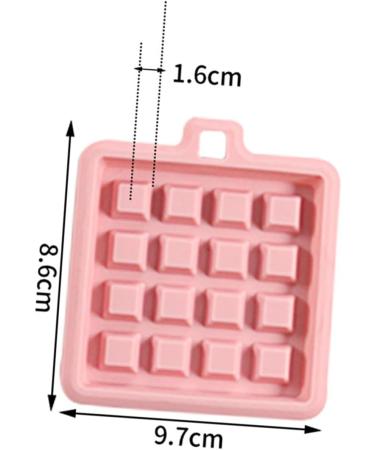 MAGICLULU 3pcs Mold Silicone Bakeware Cookie Silicone Baking Pad Heart Baking Pan Waffle Maker Mould Fondant Round Silicone Muffin Pan Silicone Waffle Mould Baking Tools Silica Gel Waffles 12X11X1.6CM Random Color - Buy Online on SooperMarket.com