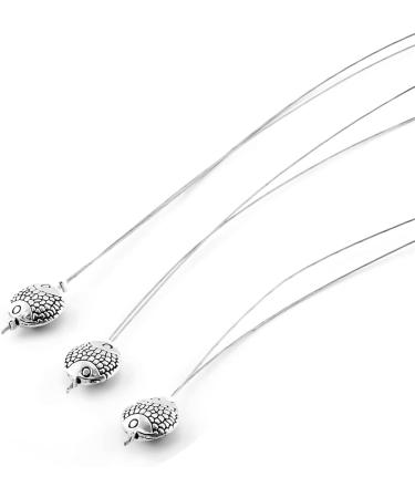 JNAWA 3 Pieces Nano Rings Loop Threader Tool Hair Extensions Tool Micro Loop Nano Beads Styling Accessories for Fitting Nano Ring Hair Feather Extensions - Buy Online on SooperMarket.com