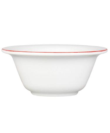 Fendrihan Porcelain Shaving Bowl - Hand-Painted Red Rim for a Luxurious Shaving Experience | International Shipping Available - Buy Online on SooperMarket.com