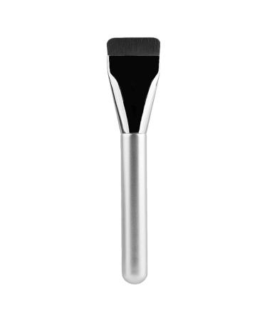 Liquid Foundation Pinsel Foundation Pinsel Makeup Concealer Brush Makeup Concealer Brush Flacher Rougepinsel f r Gesicht Make Up Pinsel Flach Faserhaar Gesichtsb rste Aluminum tube wooden handle
