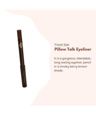 Charlotte Tilbury Pillow Talk Mascara & Eyeliner Set - Volumizing & Lengthening Eye Makeup Combo - Buy Online on SooperMarket.com