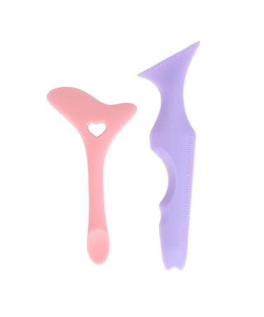 Stencil Stencils for Eyes Winged Tool Aid Template 5 in 1 Beauty Ruler Multipurpose Silicone Makeup Tool for Eye Eyebrow Eyelash Mouth