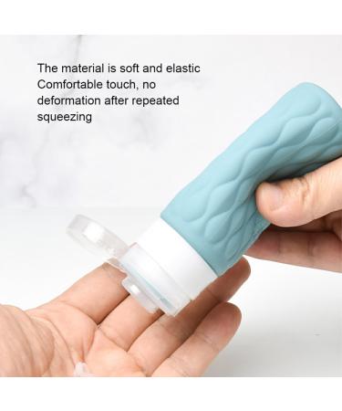 FIOERDTUIE Silicone Travel Containers Anti-Drip Valve Prevents Spills Repeated Extrusion Without Deformation Travel Size Containers Label paper - Buy Online on SooperMarket.com