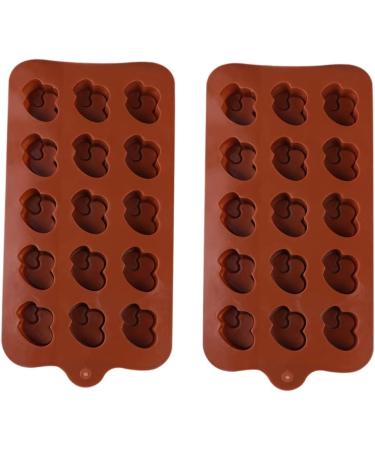 PRETYZOOM 6 Pcs Heart Silicone Molds Gum Paste Molds Chocolate Bar Molds Silicone Lollipop Mold Cupcake Molds Cookie Mould Semi Sphere Silicone Alphabet Silicone Molds Suite 3D Flower Shape - Buy Online on SooperMarket.com