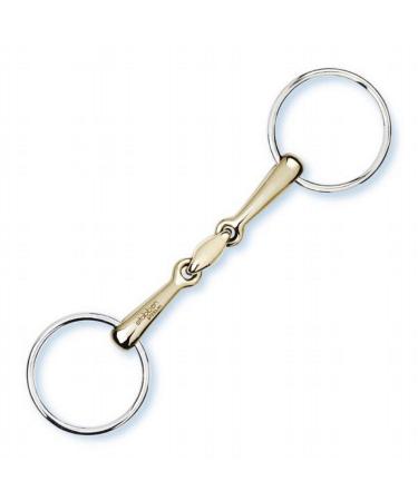 St bben bit 2224 snaffle bit/loose bit double broken 11.5 cm - 14 mm - Sweet Copper