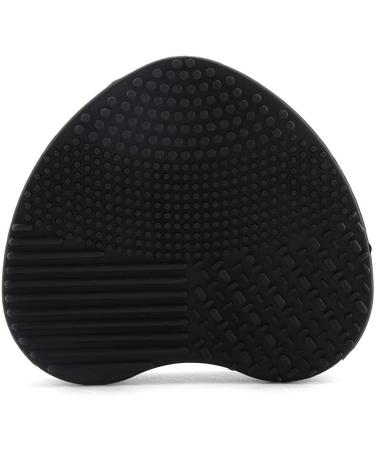 Silicone gloves brush accessories heart shape silicone makeup brush detergent brush for cosmetic washing(Black) - Buy Online on SooperMarket.com