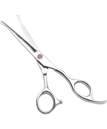 Professional 6.5 inch Hair Cutting Scissors Set for Kids/Women/Men - Barber Salon Kit with Thinning Shears, Saftey Round Head, and Red Handle - Buy Online on SooperMarket.com