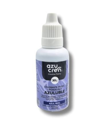 Azucren Oil Based Food Gel Colouring Purple Ideal for Chocolate Buttercream and Cream 30 G