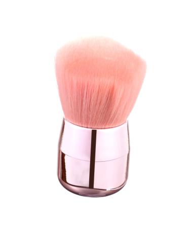 NOLITOY Mushroom Head Makeup Brush Fluffy Loose Brush Face Powder Brush Triangle Body Brush Makeup Brush Tool Cheek Brush Foundation Pink Beauty Tools Artificial Fiber Portable