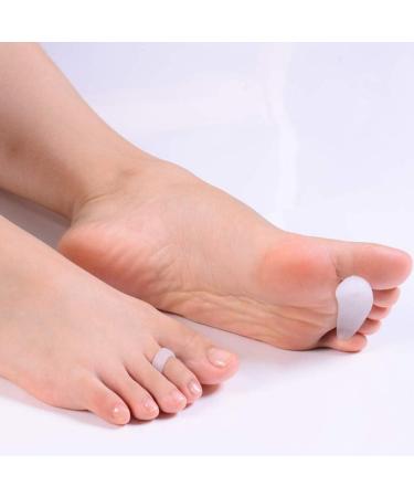 Silicone Gel Hammer Toe Straightener & Toe Separator - 8 Pairs for Foot Pain Relief & Bunion Protection - Buy Online on SooperMarket.com