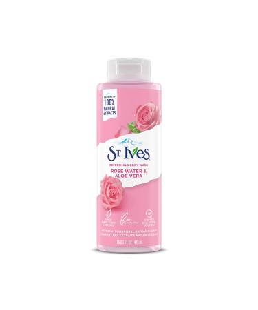 St. Ives Refreshing Body Wash Rose Water & Aloe Vera 16 fl oz (473 ml)