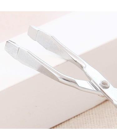 Stainless Steel Eyebrow Scissor & Tweezer Set for Precision Hair Removal - Ideal for Women & Men - Buy Online on SooperMarket.com