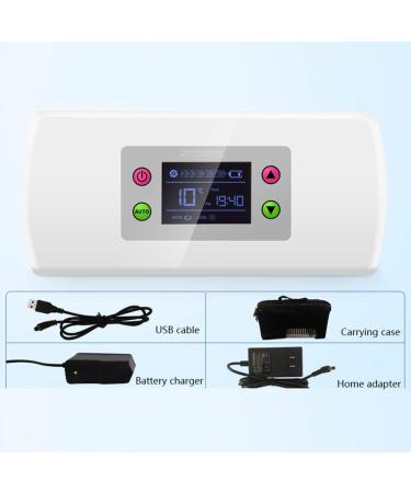 Insulin Cooler Smart New Portable Refrigerated Box Large LCD Display Drug Reefer Rechargeable UV Small Refrigerator White - Buy Online on SooperMarket.com