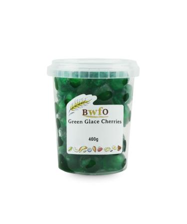 Green Glace Cherries 400g (BWFO)